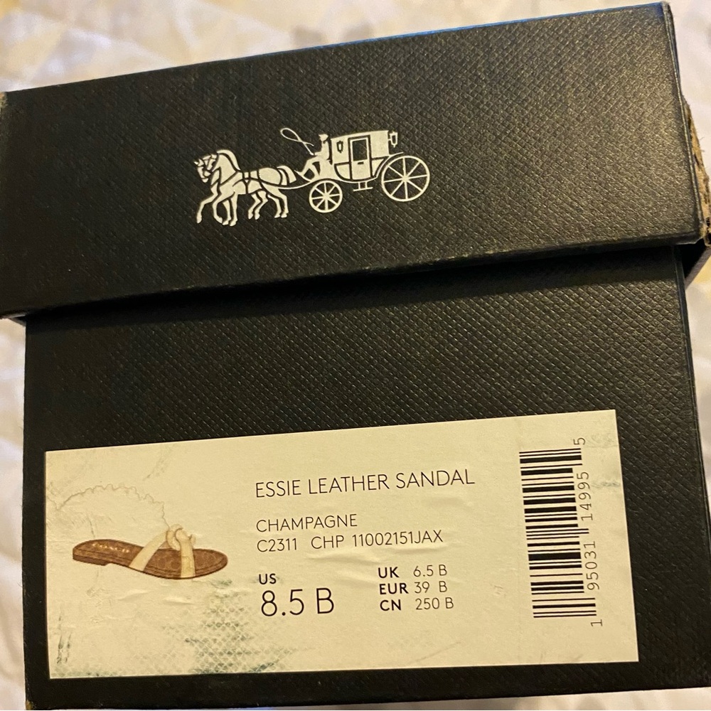 Coach sandals. 2 diffrent color